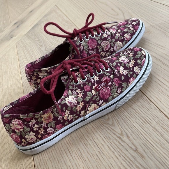Vans floral canvas sneakers - Picture 2 of 5